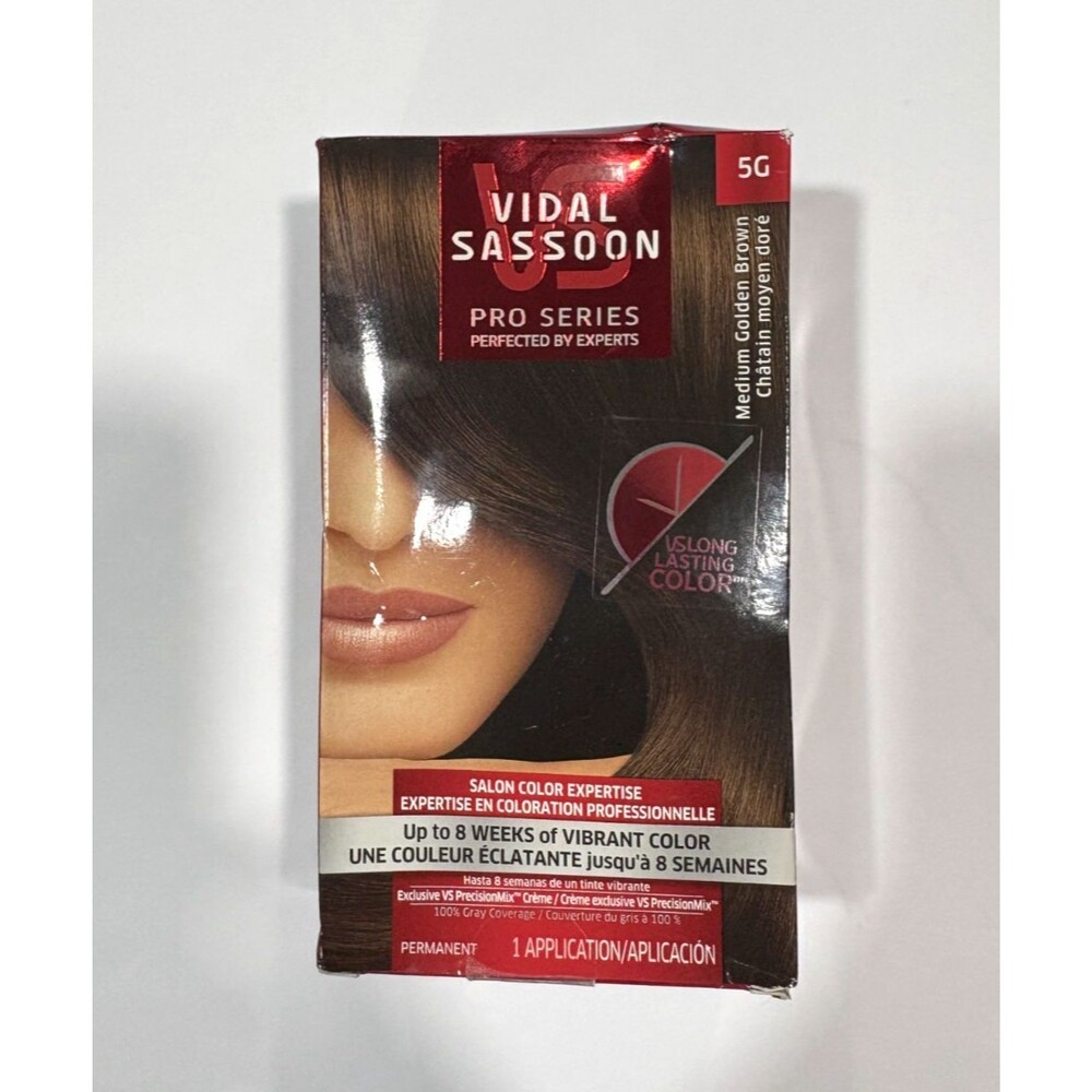 Vidal Sassoon Pro Series Hair Color - 5G Medium Golden Brown Discontinued